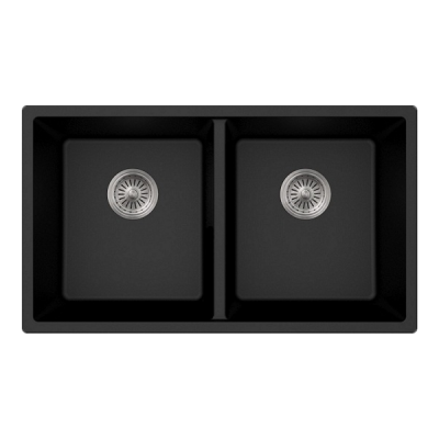 fregadero de cocina negro