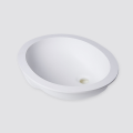 101a lavabos de superficie sólida de color blanco puro para baño 