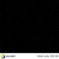 Encimera de cocina de cuarzo de ingeniería color negro GLD-11 de 3,2 m x 1,6 m 