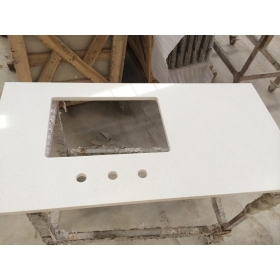 encimeras de cocina de cuarzo blanco